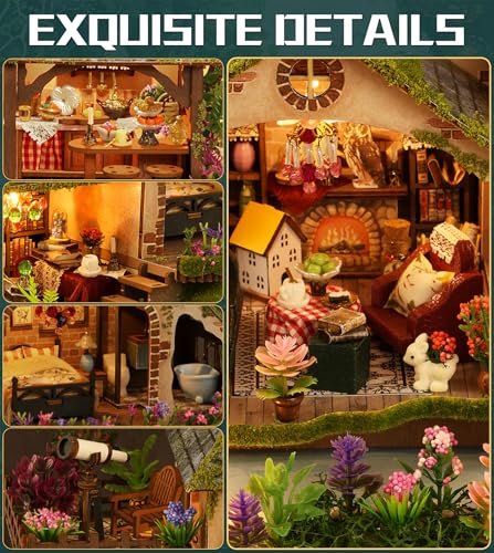 Spilay Book Nook Kit for Adults, Forest Adventures DIY Miniature House Kit - color: Forest Adventures