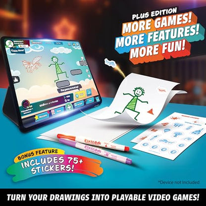 Abacus Brands Pixicade+ - Draw Your Own Video Game Maker, Kids Gift Ages 6+ - size: Pixicade+