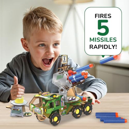 Smartivity DIY Military Vehicle Truck Toy for Kids 8-14 Years - style: Military Truck