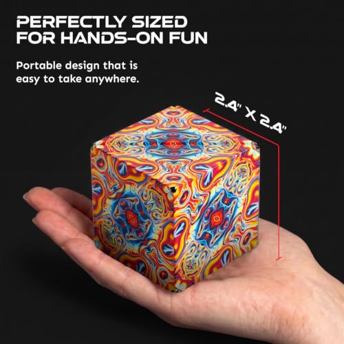 Shashibo DODECA Magnetic Puzzle Cube, Stress Relief Fidget Toy - color: Spaced Out, size: DODECA