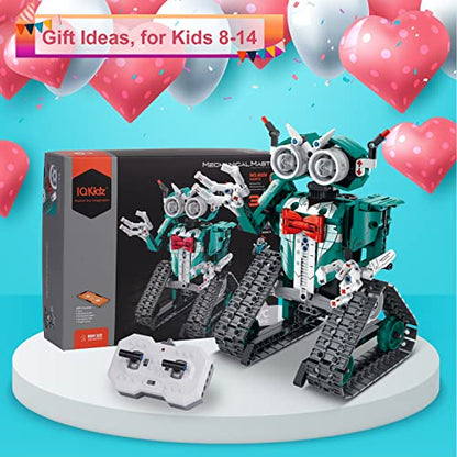 IQKidz APP/Remote Control STEM Building Kits for Kids Ages 8-12 - 3 in 1 RC Robot Car Toys, 440 Pcs Educational Science Projects, Gift Ideas for Boys Girls - style: Robot