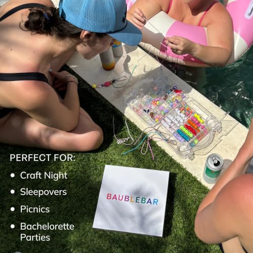 BaubleBar Ultimate DIY Bag Charm Kit | Oprah’s Favorite Things | Great for a Gift, Party, or Family Activity | Keychain Jewelry Making Kit with Beads | DIY Customizable Crafts for All Ages - style: Bag Charm Kit