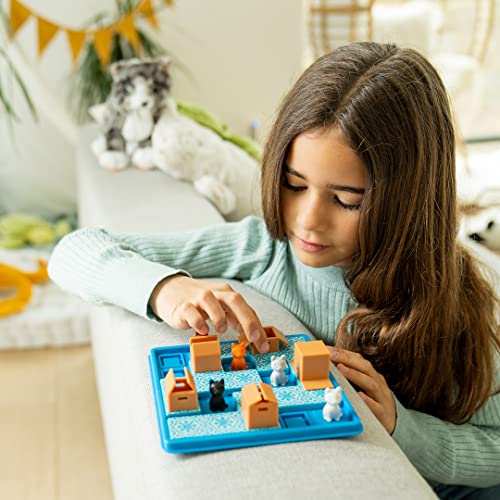 SmartGames Cats & Boxes – The Feline Fun Travel Puzzle Game, Ages 7+ - size: Medium