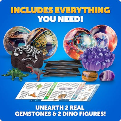 Blue Marble Christmas Ornament Dig Kit with 4 Science Surprises for Kids - style: Dig Kit Ornaments