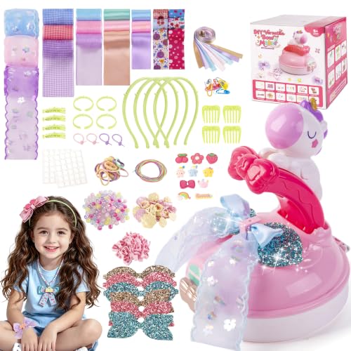 EFOSHM Bow Maker, DIY Hair Accessories for 5 6 7 Year Old Girls Gift
