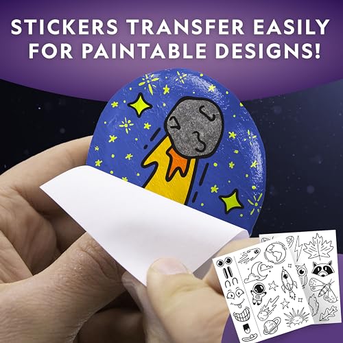 National Geographic Glow-in-the-Dark Rock Painting Craft Kit for Kids - style: Glow in the Dark
