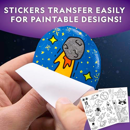National Geographic Glow-in-the-Dark Rock Painting Craft Kit for Kids - style: Glow in the Dark
