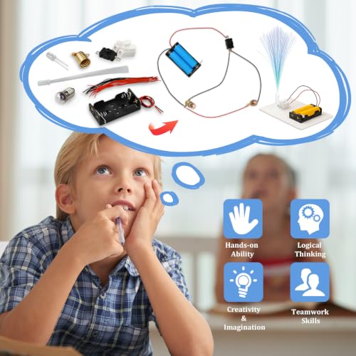 BeAndge Electric Circuit Kit for Kids 8-12, Science STEM Toys