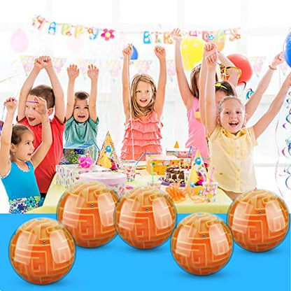 3D Maze Ball Puzzle Games Toys for Kids Age 6 7 8+ Boys Girls Gifts Ideas - color: Orange