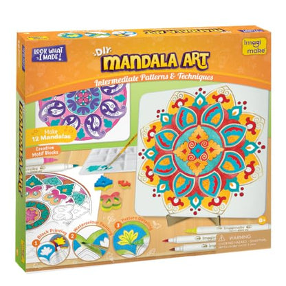 Imagimake Mandala Art Kit, 12 Creative Activities for Kids Ages 8+ - style: Mandala Art Kit
