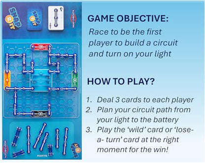 Snap 2 It® Board Game, Game of The Year Finalist, A Race to Light Up The Game, Will You Be First?, for Kids and Adults – Promotes Creativity and Problem Solving, STEM Toy
