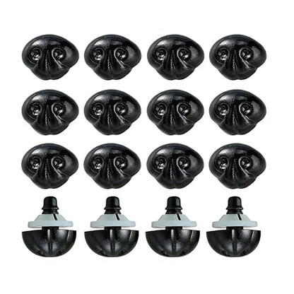 BESTCYC 80Pcs Safety Noses Dog Nose and Washers for Crochet Amigurumi - size: 17*22mm