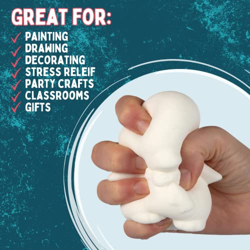 Idiy Jumbo Squishy Toys Craft Kit (9 Pack Kawaii Pantry Foods) – Paint Your Own Slow Rising Squishies DIY Grocery Art Set – Includes 12 Fabric Paints & Condiment Toys – Quirky Gift for Kids & Tweens - color: Food Pantry - 9pc