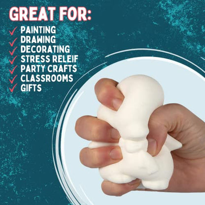 Idiy Jumbo Squishy Toys Craft Kit (9 Pack Kawaii Pantry Foods) – Paint Your Own Slow Rising Squishies DIY Grocery Art Set – Includes 12 Fabric Paints & Condiment Toys – Quirky Gift for Kids & Tweens - color: Food Pantry - 9pc