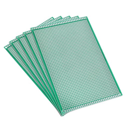 5 Pcs PCB Board, 10x15cm, Tinned Through Holes, Solder-able - size: 100*150mm