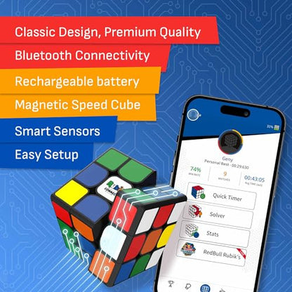 The Original Rubik's Connected 3x3 Smart Bluetooth App-Enabled Rubiks Cube