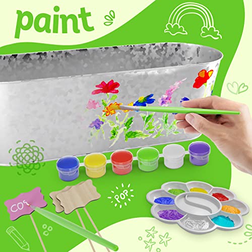 Paint & Plant Flower Growing Kit for Kids - Fun Gardening Kits - Gift Ideas