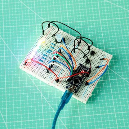 ELEGOO 400 Point Solderless Breadboard Kit, Small Prototyping Boards 6PCS - size: 6 PCS 400 Point