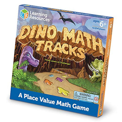 Learning Resources Dino Math Tracks Game