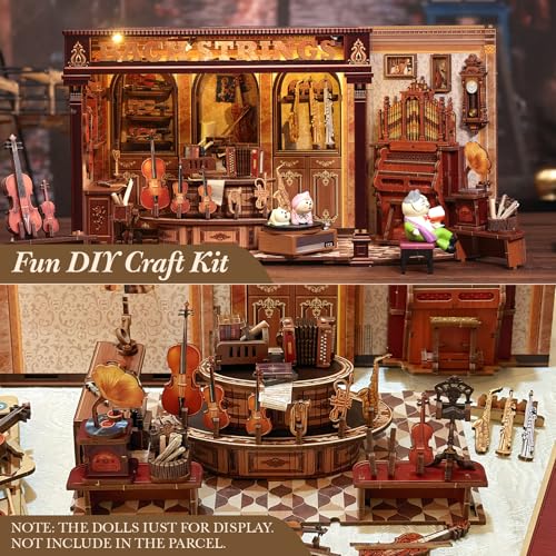 CUTEBEE Book Nook Kit - DIY Miniature House Dollhouse Booknook Kit