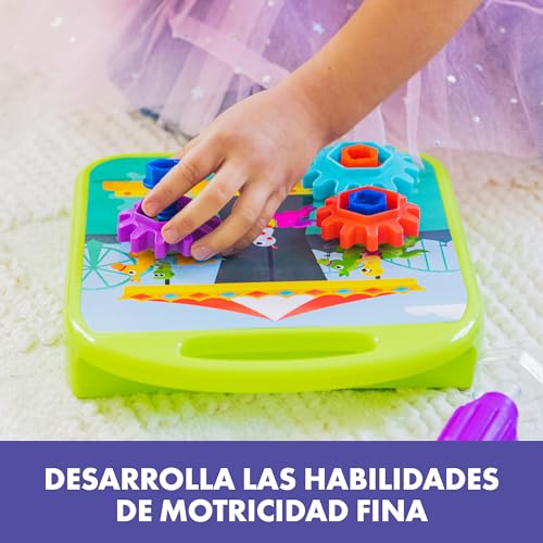 Educational Insights Design & Drill Gears Workshop - Kids Drill Set for Toddlers 3-5, Take Apart STEM Construction Toys for Kids, Toy Tool Set with Working Power Tools, Creative Engineering Sets