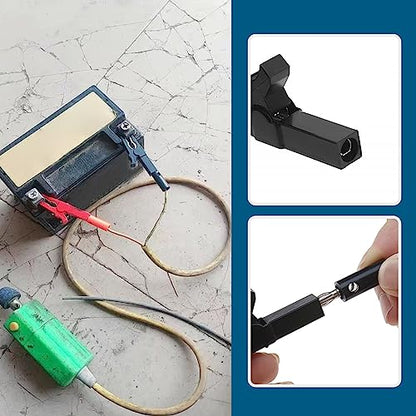 SING F LTD 5 Sets Alligator Clips with 4mm Banana Plugs 220V 30A Insulated Full Protective Crocodile Clips Electrical Test Clips for Multimeter and Clamp Meters Test