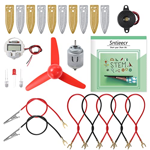 Sntieecr Fruit Battery Science Experiment Kit with Instruction - style: Fruit Battery Science Kit