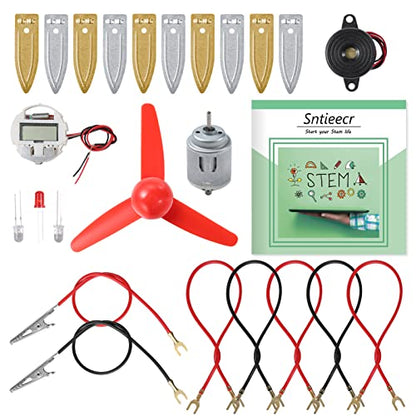 Sntieecr Fruit Battery Science Experiment Kit with Instruction - style: Fruit Battery Science Kit