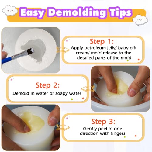 Taba Squishy Maker Big Chick Silicone Mold+Gel+Kits Fufu Squish Making Pack - color: Big Chick