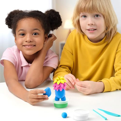HEY CLAY Monsters Air Dry Clay for Kids Modeling Kit for Children Age 3+ - color: Monsters