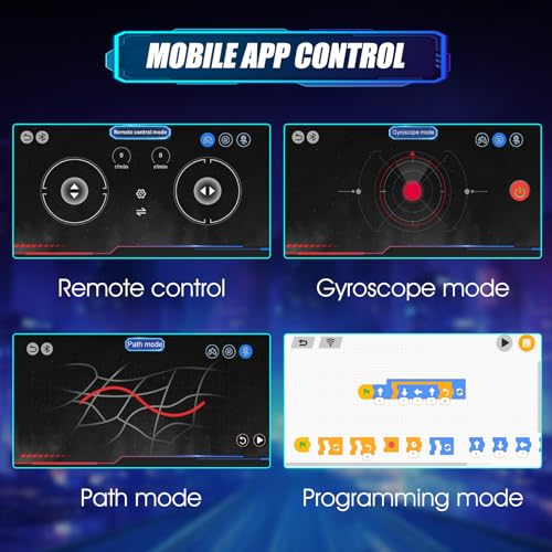 STEM Robotics Kit for Kids 8-12, APP & Remote Control Robot Building Kits