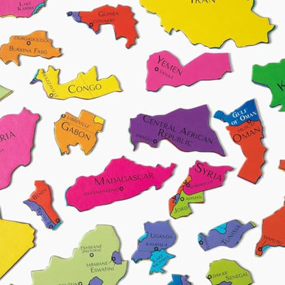 GeoPuzzle Africa & Middle East Jigsaw Puzzles, 65 Pc Puzzle for Kids - color: 1 Set-africa & Middle East