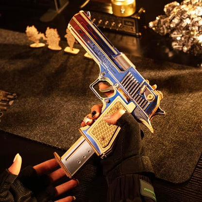 MU 3D Wooden Puzzle for Adults Model kit Building Wood Desert Eagle, Toy Wooden Puzzles Gun, DIY Kits for Men Gifts Birthday Collectible Hobbies Kit - color: Desert Eagle