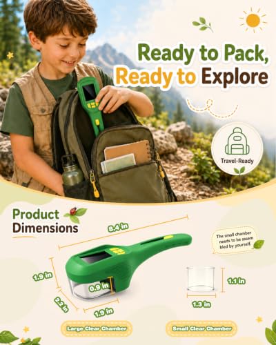 Bug Catcher for Kids with Camera & Auto-Focus