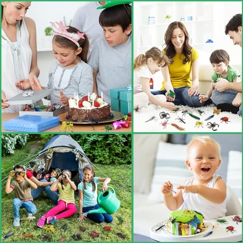 Fake Plastic Bug Insects Toys for Kids/Toddlers, Halloween Party Favors