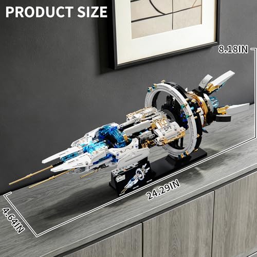 BNG Spaceship Building Set for Adults, Space Building Blocks - style: Spaceship Set