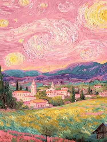 Ekuxom Starry Sky Diamond Art Kits for Adults-5D Diamond Painting Kits - color: Starry Sky-1