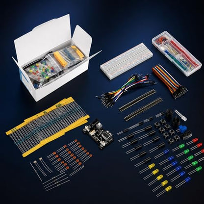 Breadboard Kit, 830 Tie-Points, with Power Supply Module