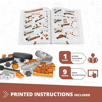 Engino: Discovering STEM - How Aircrafts Work: Technology of Machines - 10 Model Toy Vehicle Brick Building Set, Snap-Fit System, Experiment, Kids 9+ - style: How Aircrafts Work