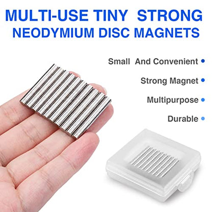 TRYMAG Small Neodymium Magnets, 240Pcs - color: Silver, size: 4x2mm-240Pcs