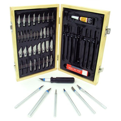 Stalwart 51 Piece Multi-Purpose Art Deluxe Hobby Set