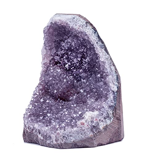 10 to 12.5 Lb Amethyst Crystal Geode From Uruguay – 9.5" to 11" Height, Natural Large Amethyst Cluster Rock – Crystals and Healing Stones - style: 10 lb to 12.5 lb