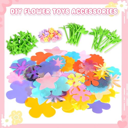 beefunni DIY Flower Bouquet Craft Accessories, Can Make 32 Flowers - color: Refills