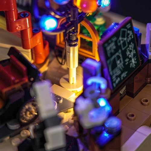 Upgraded Led Light Kit Compatible with Lego Ideas The Evolution of STEM Building Set, Lights Decoration Compatible with Lego 21355 (Model Not Included)