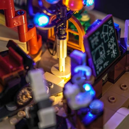 Upgraded Led Light Kit Compatible with Lego Ideas The Evolution of STEM Building Set, Lights Decoration Compatible with Lego 21355 (Model Not Included)