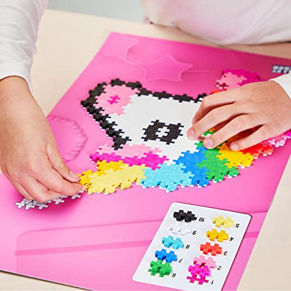 PLUS PLUS Puzzle By Number, Unicorn - 250 Piece Building Set - style: Unicorn