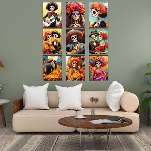 WUDWL 9 Pack Diamond Art Kits for Adults Diamond Painting Kits for Adults - color: DP03392