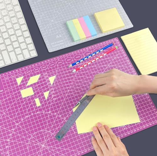 Craft Knife Precision Hobby Knife Kit with 2 Exacto Knife and 20 PCS Exacto Blades for DIY Art Work Cutting, Hobby, Scrapbooking, Stencil (Pink) - color: Pink