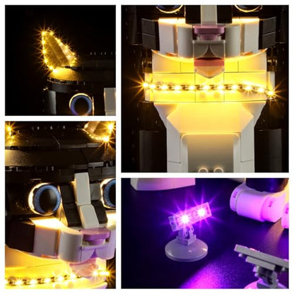 LIGHTAILING Light for Lego-21349 Tuxedo Cat - Led Lighting Kit Compatible with Lego Building Blocks Model - NOT Included The Model Set - style: (Only Light) 21349 Tuxedo Cat(Color Edition）