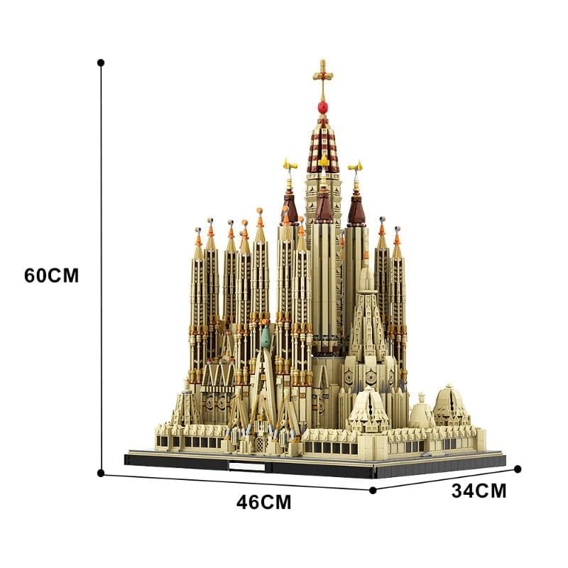 Spain Sagrada Familia Cathedral Church Building Sets,10045 PCS for Adult - style: Sagrada Familia